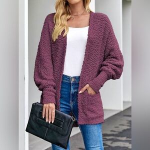 Women’s Fall-Winter Open Front Cardigan